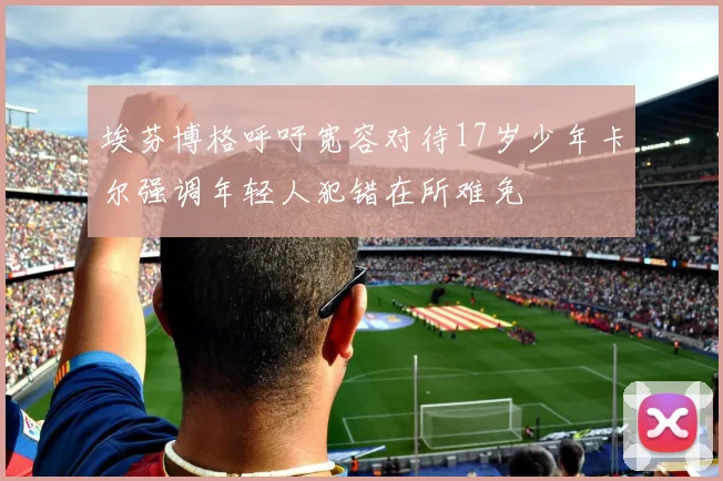 埃芬博格呼吁宽容对待17岁少年卡尔强调年轻人犯错在所难免